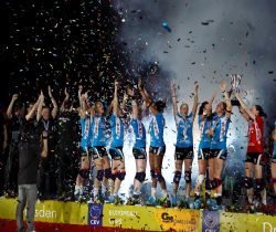 Challenge Cup Şampiyonu Dresdner (FOTO)