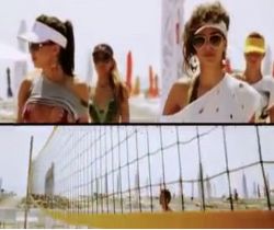 Klipte Seksi Plaj Voleybolu!... (VİDEO KLİP)