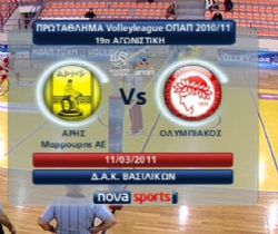 Olympiakos Aris'e set vermedi (VİDEO)