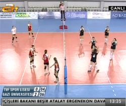 TVF Spor Lisesi:1 - Gazi Üniversitesi:3 (VİDEO)