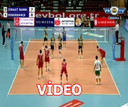 Ziraat Bankası:3 - Fenerbahçe:1 (VİDEO)