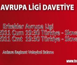 Avrupa Ligi e-davetiyesi yayında