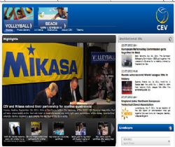 CEV internet sitesini yeniledi!...