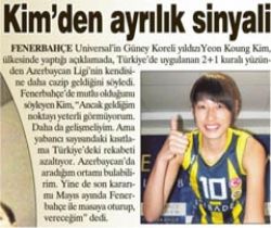 Kim'den Ayrılık Sinyali