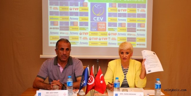 2014 CEV Bayanlar Avrupa Ligi 3. Ayak maçlarının teknik toplantısı yapıldı