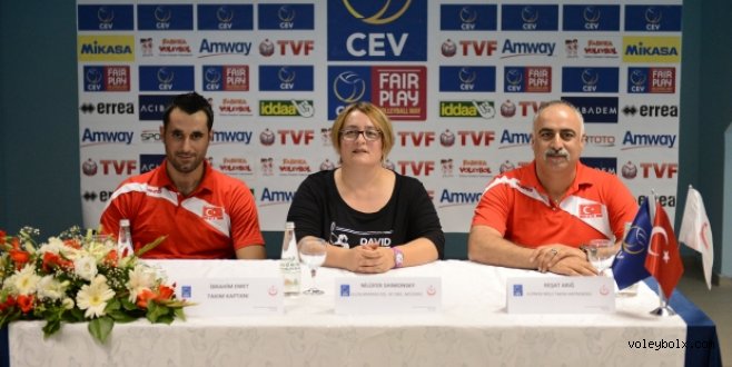 2014 CEV Erkekler Avrupa Ligi 2. Ayak maçlarının basın toplantısı yapıldı