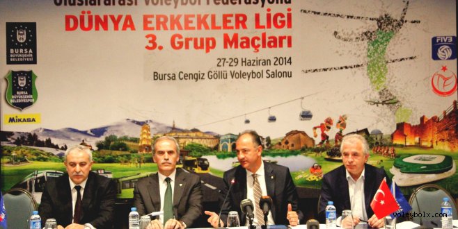 2014 FIVB Dünya Ligi 3. Grup Finalleri’nin basın toplantısı yapıldı