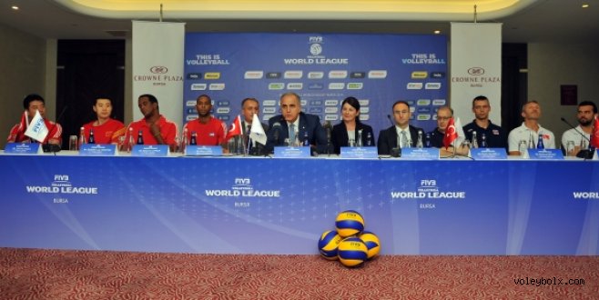 2014 FIVB Dünya Ligi 3. Grup Finalleri’nin basın toplantısı yapıldı