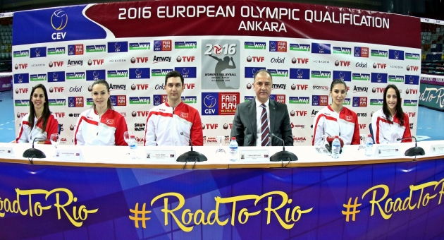 Olimpiyat Oyunları Avrupa Kıta Elemeleri öncesi Milli Takım basınla buluştu