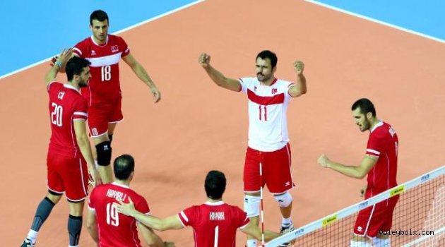 2015 FIVB Dünya Ligi’nde Tunus’u mağlup ettik