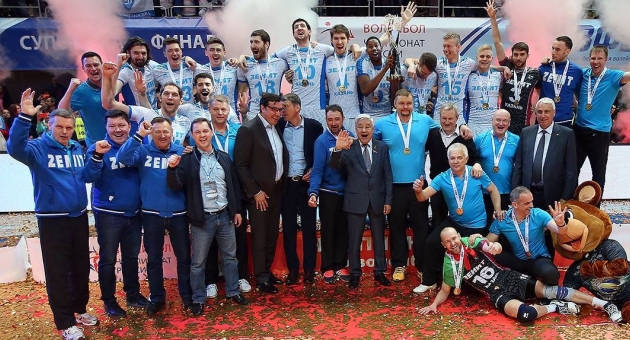 Zenit Kazan Set Vermeden Şampiyon
