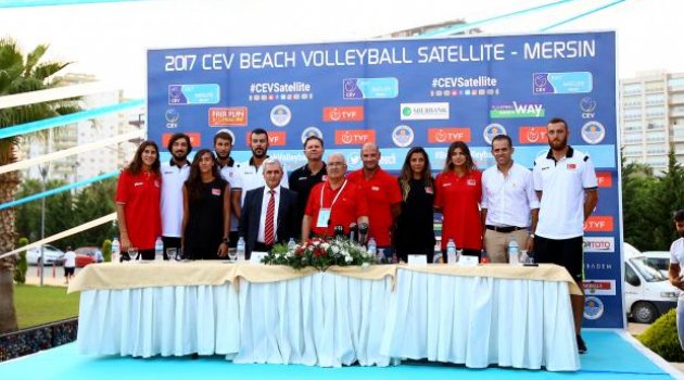 2017 CEV Plaj Voleybolu Mersin Satellite, Medya Toplantısıyla Başladı