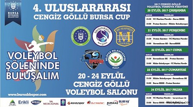 Uluslararası Cengiz Göllü Bursa Cup başlıyor