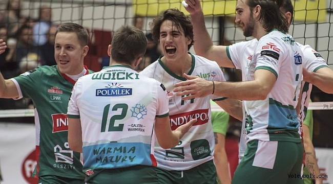 Polonya'da Olsztyn, Skra Belchatow'u 3-2 yendi