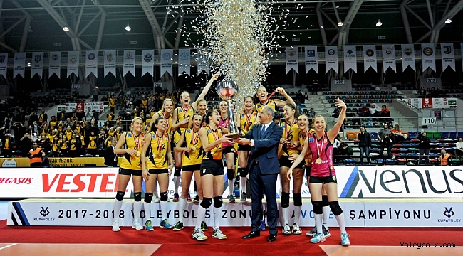 Bayanlar Kupa Voley’de Madalya, Kupa ve Ödüller Sahiplerini Buldu