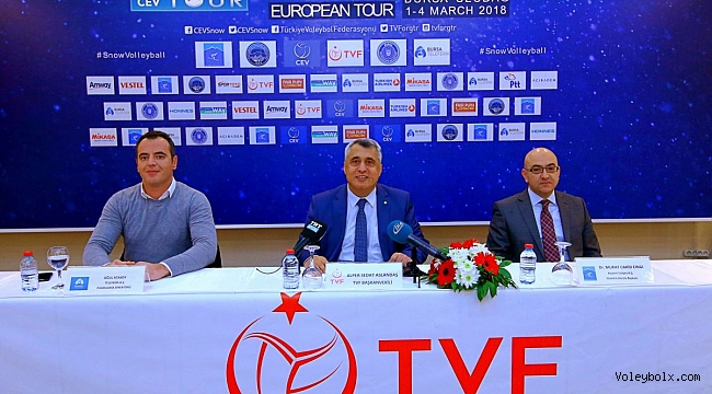 2018 CEV Kar Voleybolu Avrupa Turu Türkiye Etapları Basın Toplantısı Gerçekleşti