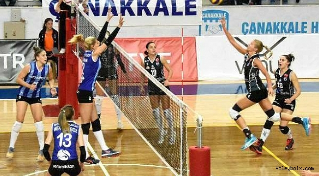 Çanakkale Belediyespor 5. sete kazandı