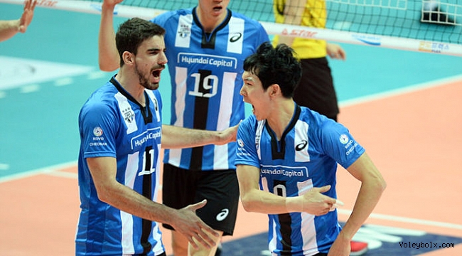 Lider Hyundai Skywalkers deplasmanda kazandı