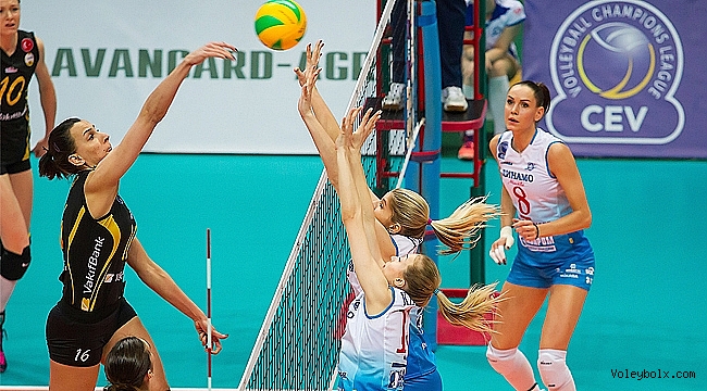 Vakıfbank, Dinamo Moskova deplasmanında 3-0 kazandı