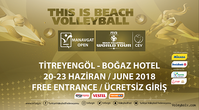 FIVB Plaj Voleybolu 1 Yıldızlı Manavgat Etabı, 20 Haziran’da Başlıyor