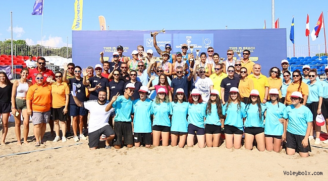FIVB Plaj Voleybolu Dünya Turu Manavgat Etabı’nda Kupa, Madalya ve Ödüller Sahiplerini Buldu