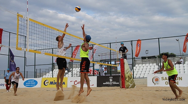 FIVB Plaj Voleybolu Dünya Turu 1 Yıldızlı Samsun Etabı'nda Yarı Finalistler Belli Oldu