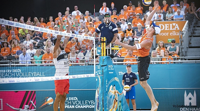 Millilerimiz, 2018 CEV DELA Avrupa Plaj Voleybolu Şampiyonası’nda Sahaya Çıktı
