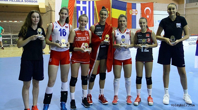 Pelin, Özge ve Yasemin, U16 Balkan Şampiyonası’nda Rüya Takım’da !