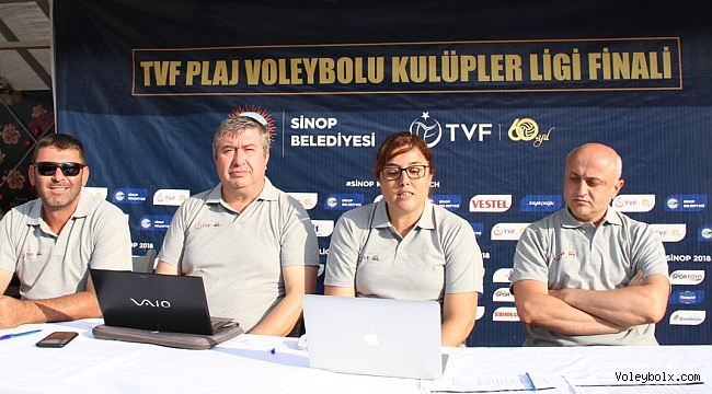 TVF Plaj Voleybolu Kulüpler Ligi Finalleri'nin Teknik Toplantısı Yapıldı