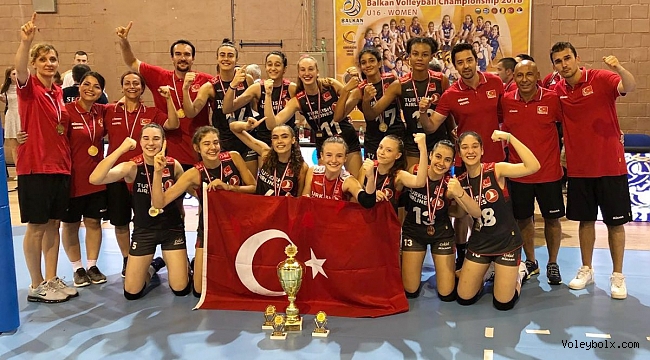 U16 Bayan Milli Takımımız, Namağlup Balkan Şampiyonu!