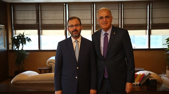 Üstündağ, Gençlik ve Spor Bakanı Kasapoğlu’nu Ziyaret Etti