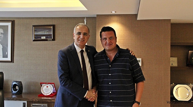 Uysal, TVF Başkanı Mehmet Akif Üstündağ’ı Ziyaret Etti