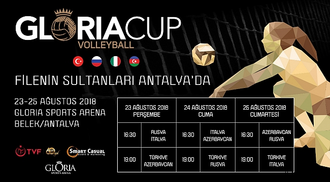 A Bayan Milli Takımımız, Gloria Cup Volleyball'da Sahne Alacak
