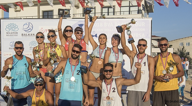 2018 BVA Balkan Beach Tour Nilüfer Etabı Sona Erdi