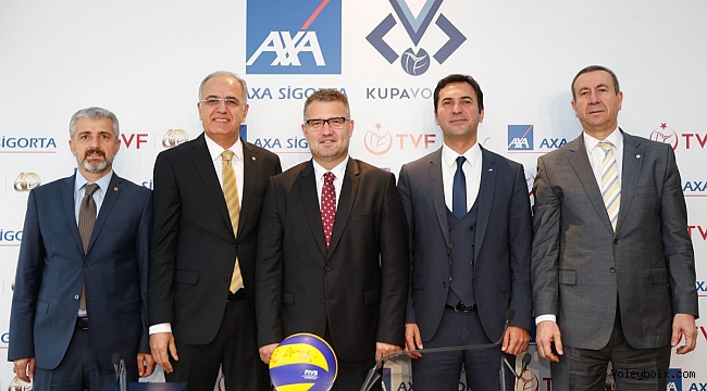 AXA Sigorta Kupa Voley’in Ana Sponsoru Oldu