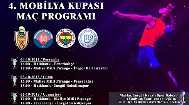 4. Voleybol Mobilya Kupası başlıyor