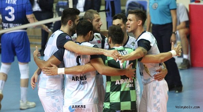 Arkas, 2-0 geriye düştüğü maçta Tokat'ı 3-2 mağlup etti