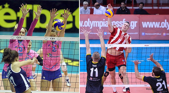 CEV CUP 16'lı Finaller 1. Maçları tamamlandı...