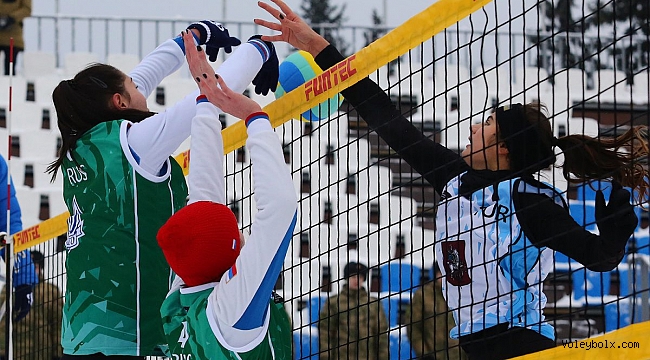 Aleyna-Bahanur-Merve Üçlüsü, Kar Voleybolu Avrupa Turu Moskova Etabı’nı 4. Sırada Tamamladı