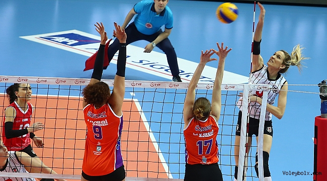 AXA Sigorta Kupa Voley Bayanlar 1.Etap İkinci Karşılaşmaları Sona Erdi