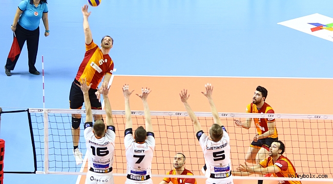 Galatasaray, CEV Kupası Çeyrek Final İlk Maçında 3-1 Galip