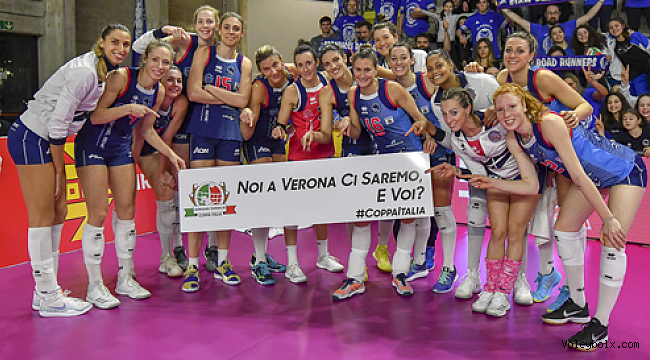 İtalya Kupası'nda ilk yarı finalist Scandicci