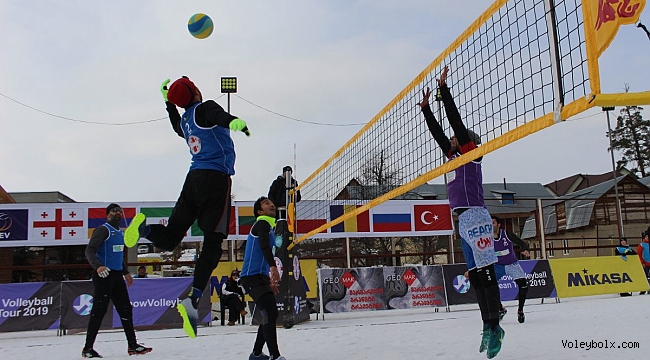 2019 CEV Kar Voleybolu Avrupa Turu Bakuriani Etabı’nda İlk Gün Sona Erdi