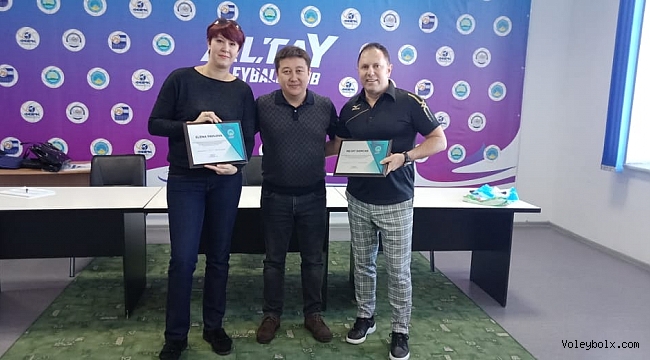 -40 derecede voleybol antrenör ve sporcu kliniği sona erdi