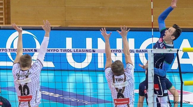 Almanya'da lider AlpenVolleys'den sahasında kolay galibiyet