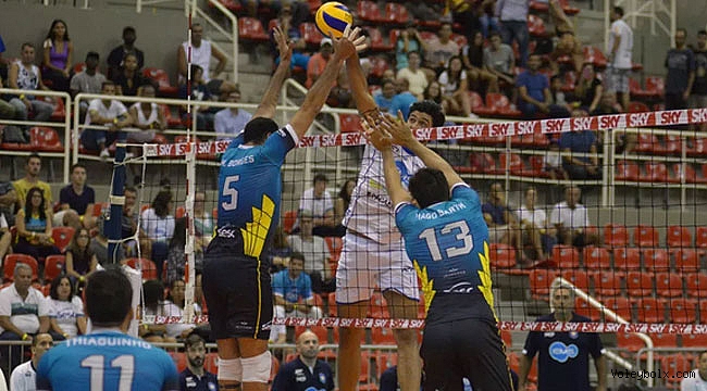 Brezilya'da Funvic Taubate'den 3-2'lik Sesc RJ galbiyeti
