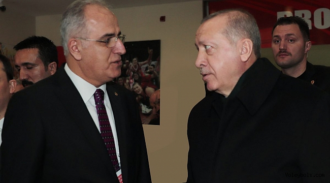 Cumhurbaşkanı Erdoğan'dan Voleybola Tam Destek