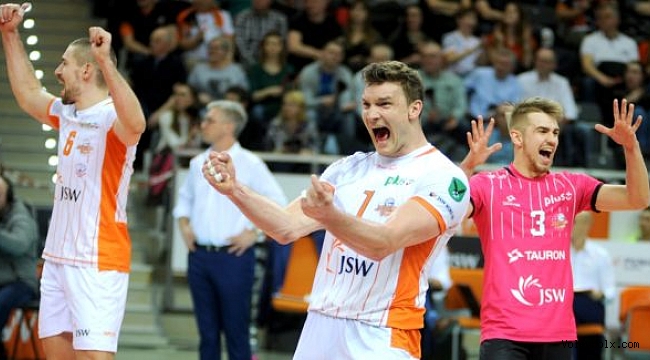 Polonya'da ilk yarı finalist Jastrzebski Wegiel