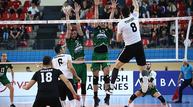 1. Lig Erkekler Yarı Final Etabı Karşılaşmaları Devam Ediyor