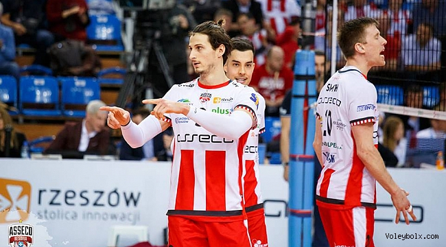Asseco Resovia Rzeszow, 7.'lik serisinde ilk maçı 3-0 kazandı
